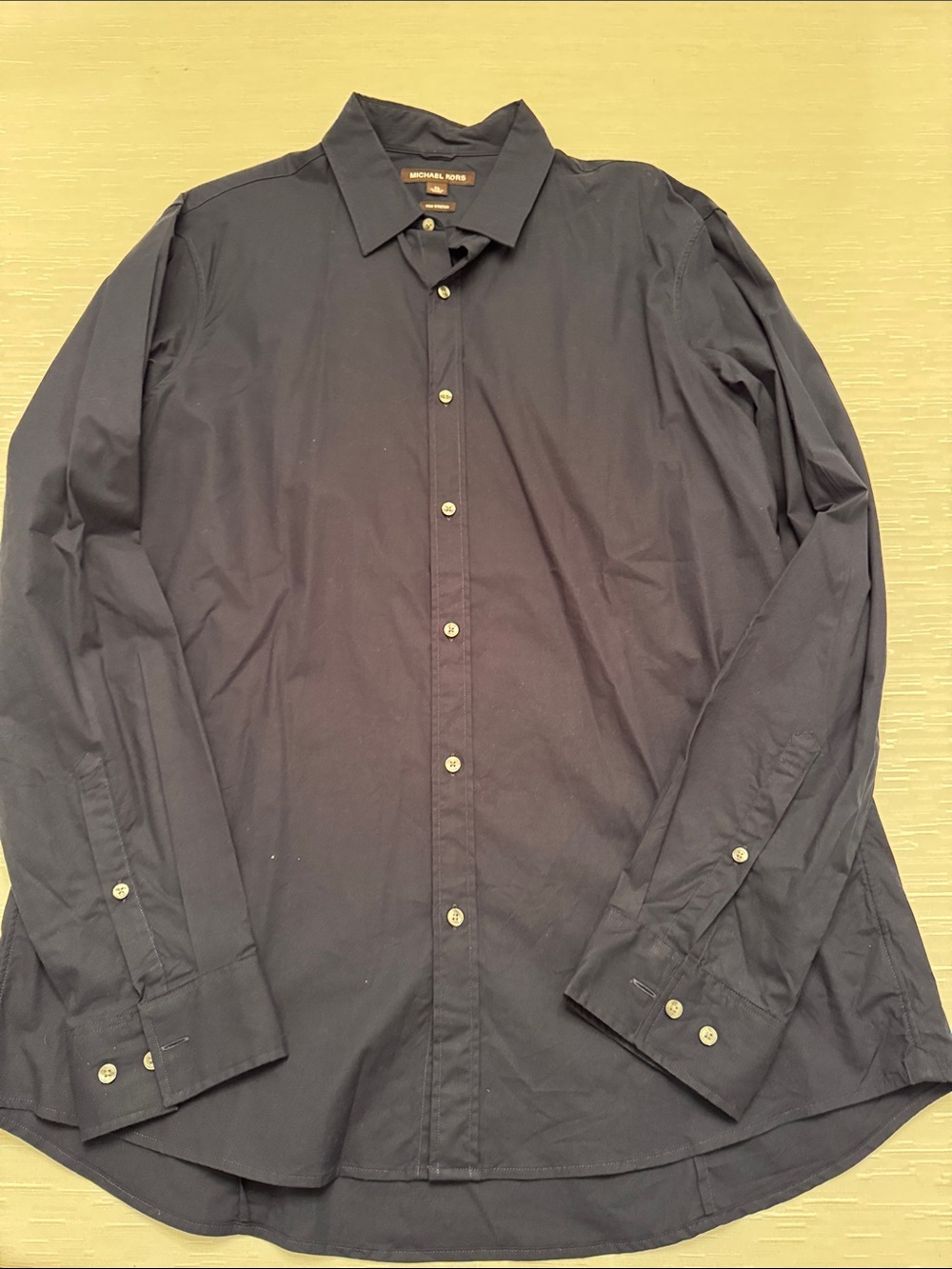 MICHAEL KORS trim stretch dress shirt